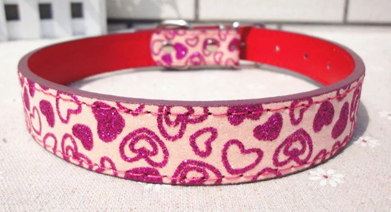 15" Leather Pet Collars Wholesale