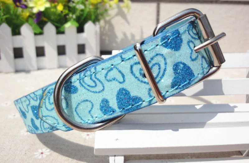 15" Leather Pet Collars Wholesale