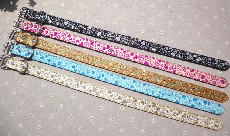 15" Leather Pet Collars Wholesale