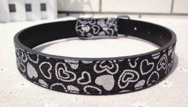 15" Leather Pet Collars Wholesale