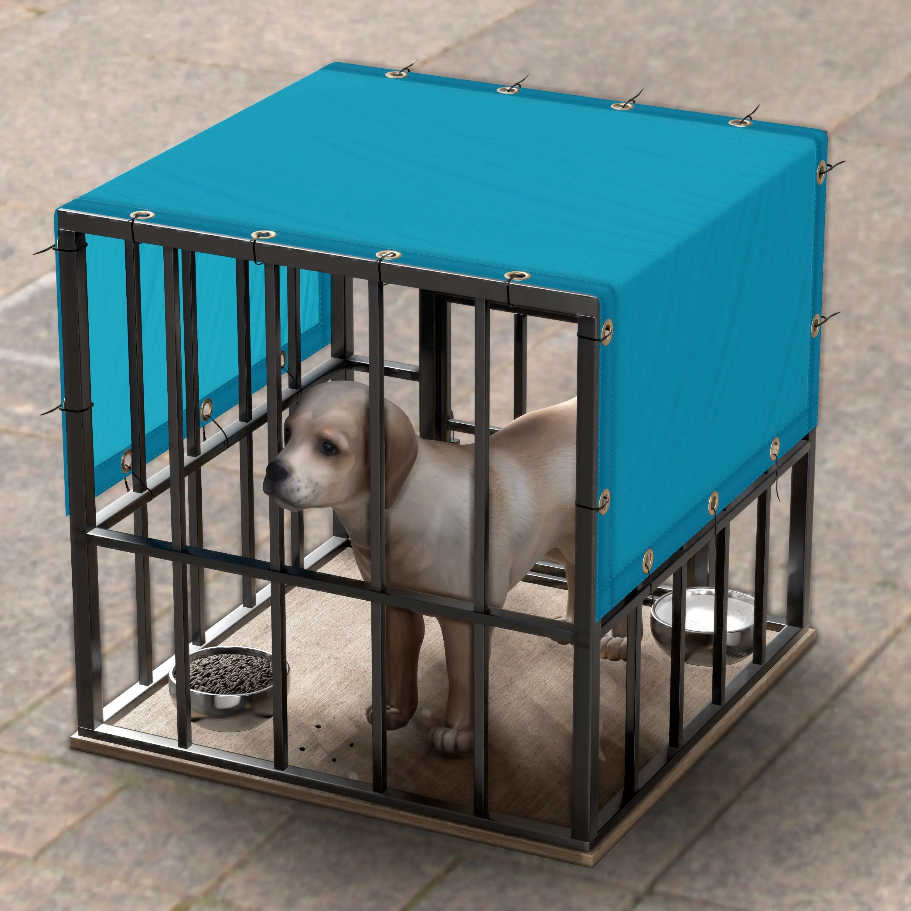 4 x 9 Custom Waterproof Dog Shade
