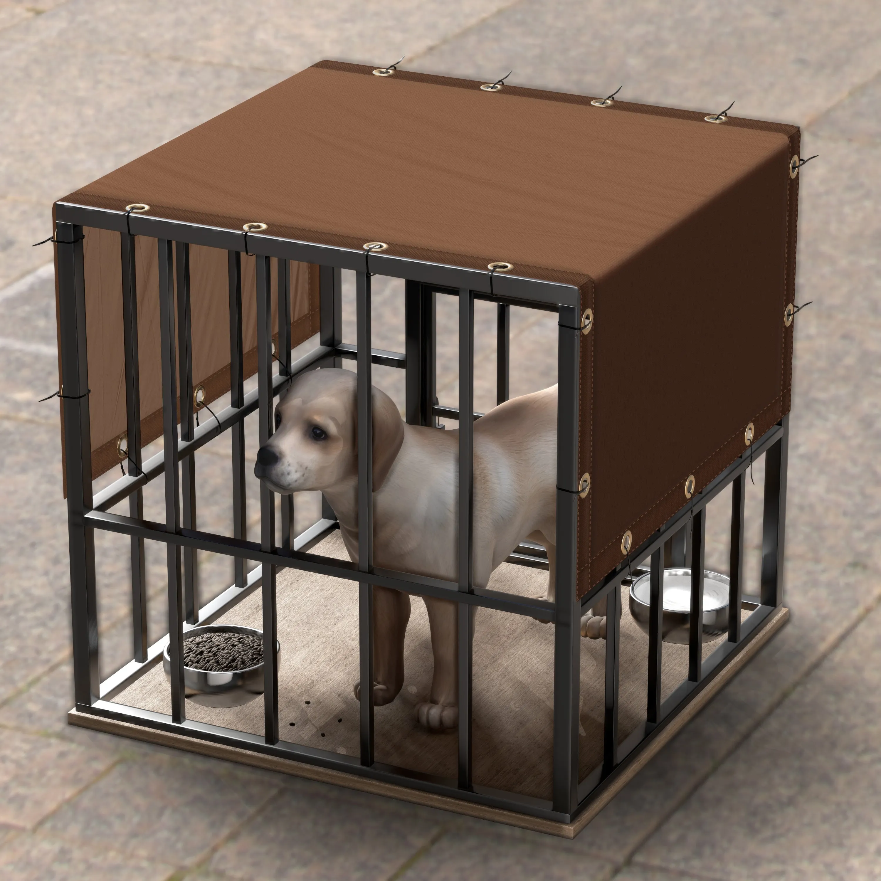 4 x 9 Custom Waterproof Dog Shade