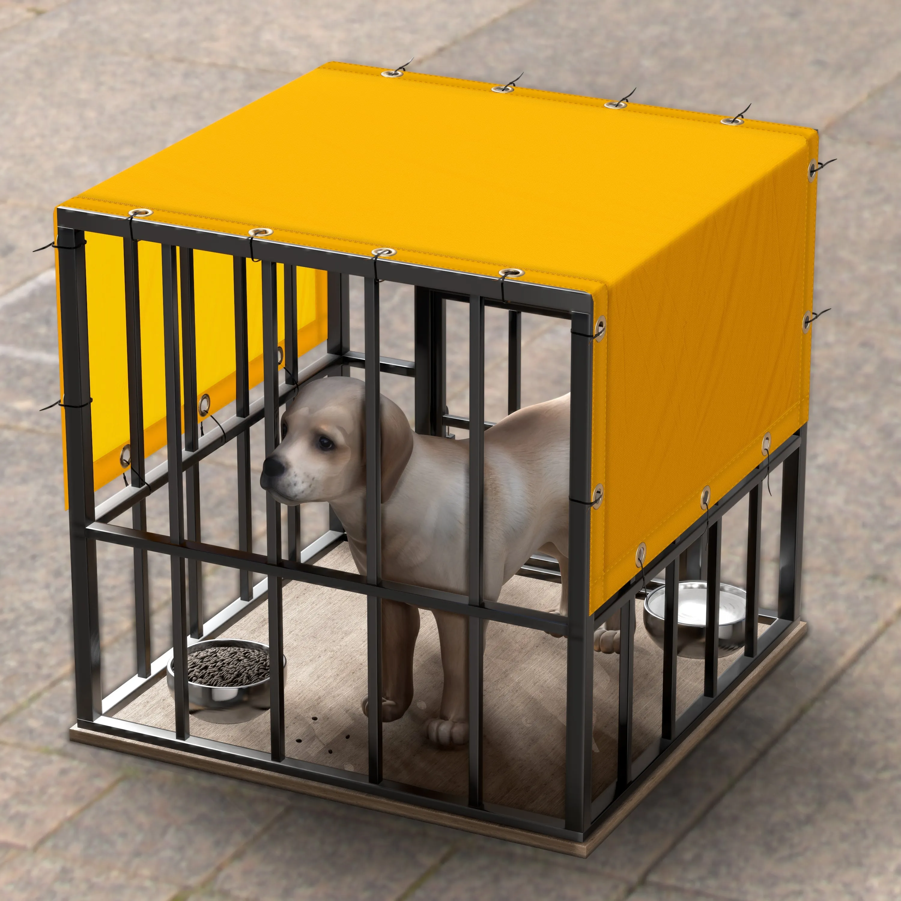 4 x 9 Custom Waterproof Dog Shade