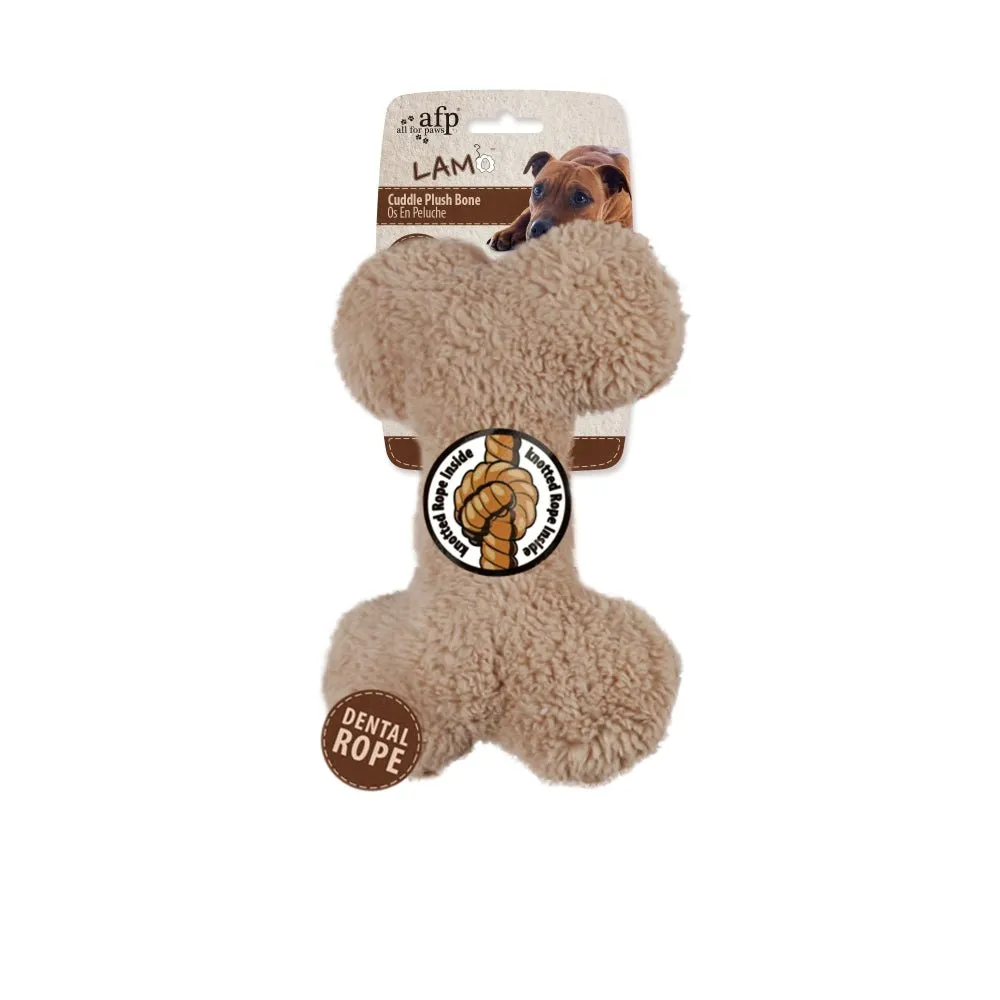 All For Paws Lambswool 9" Plush Bone