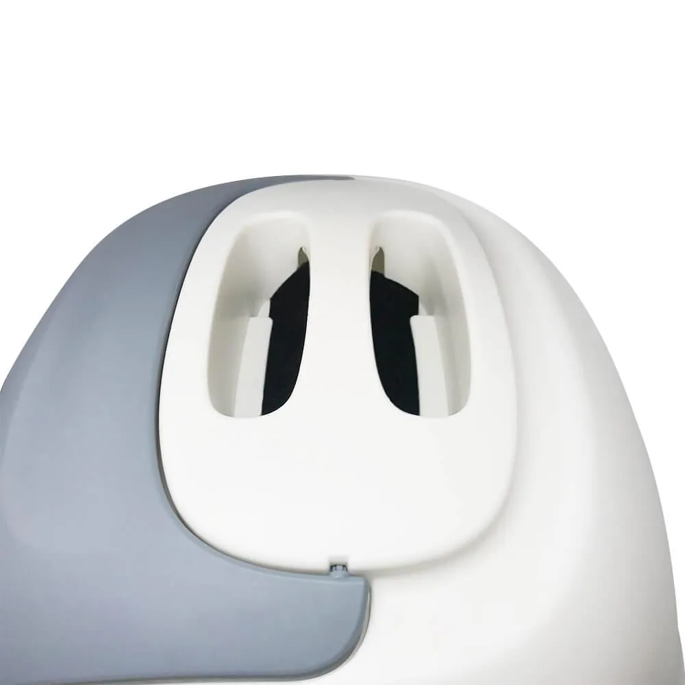 AllPetSolutions Grey Cat Litter Box with Lid