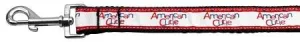 American Cutie Ribbon Dog Collars 1 wide 4ft Leash