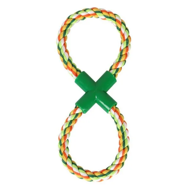 Color Weave Rope Ball Pet Dog Chewing Toy Doggy
