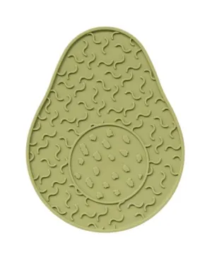 Dexypaws Avocado Enrichment Licking Mat, Green Cat Dog 1pc