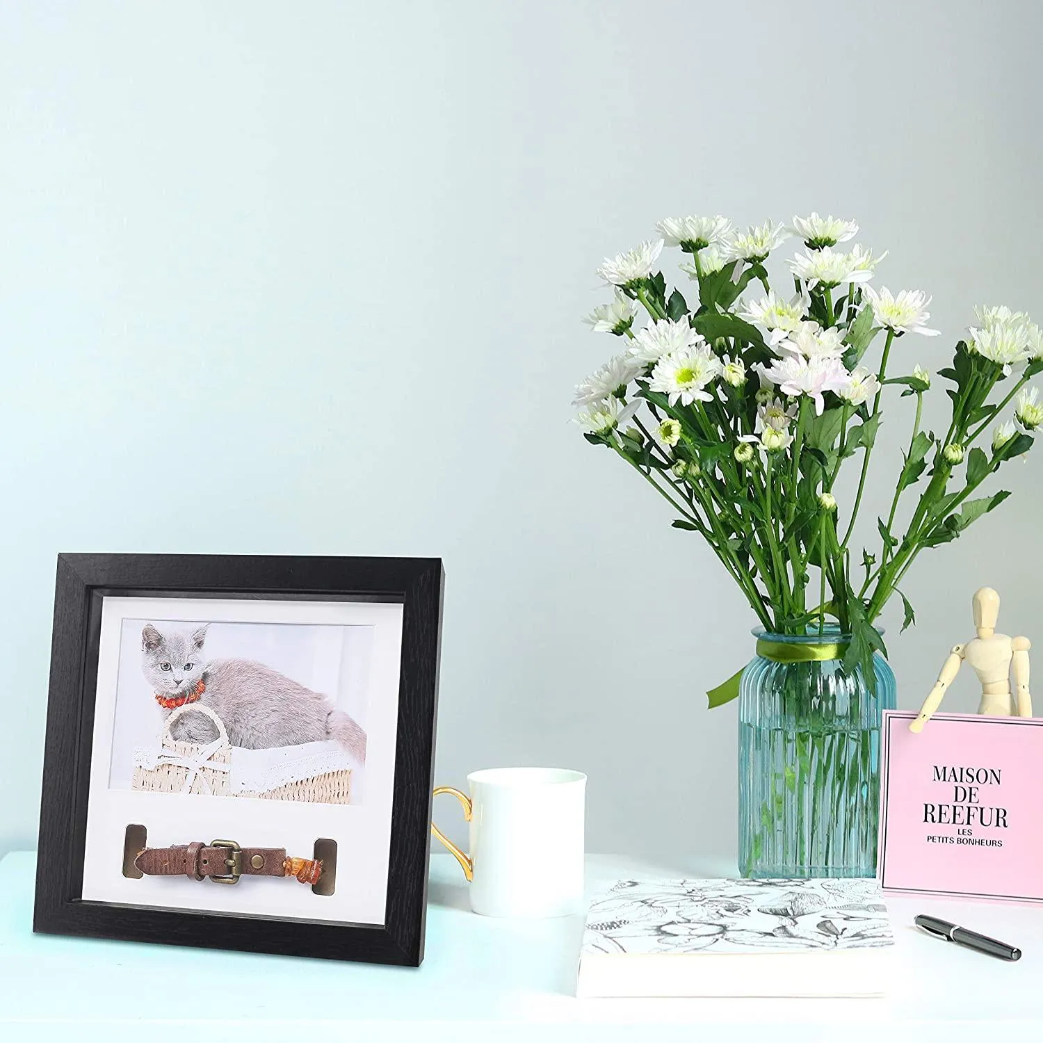 Dog Memorial Sentiment Frame,Pet Collar Frame Remembrance Sympathy Dog