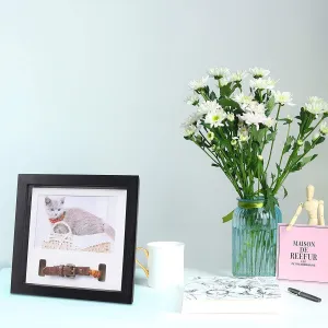 Dog Memorial Sentiment Frame,Pet Collar Frame Remembrance Sympathy Dog