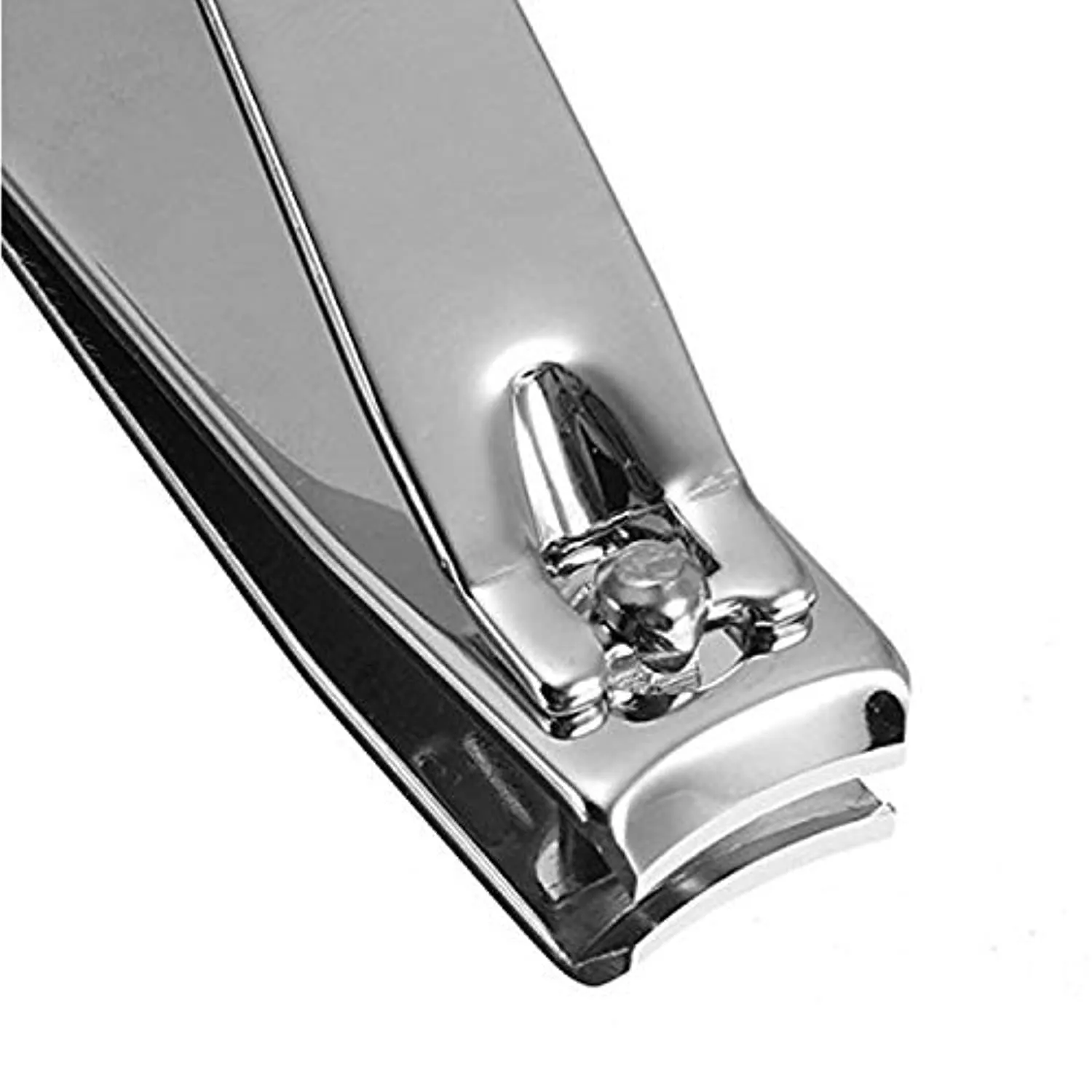 EZ Grip Nail Clipper, Premier Nail Clipper, Scissor Grip Nail Clipper, Sharp Stainless Steel Blade for Finger Nail,Toe Nail Clippers Set for Women and Man, Silver - 2 Pack (Large and Small)