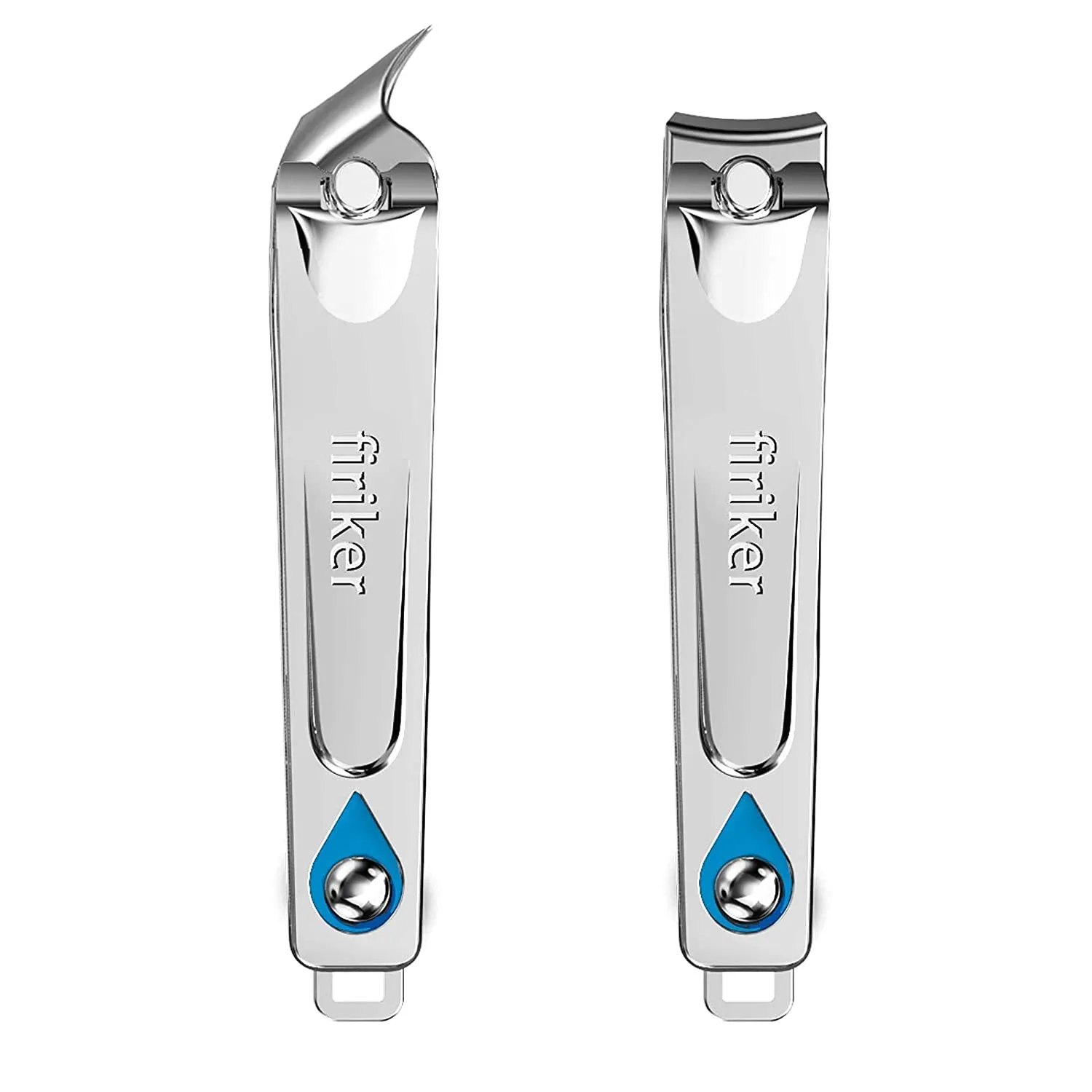 firiKer Nail Clipper Set,Premium Stainless Steel Fingernail and Toenail Clipper Cutters, Fingernail Clipper Cutters Sets with Nail File Sharp,Effortless Stainless Steel Nail Clippers for Men & Women