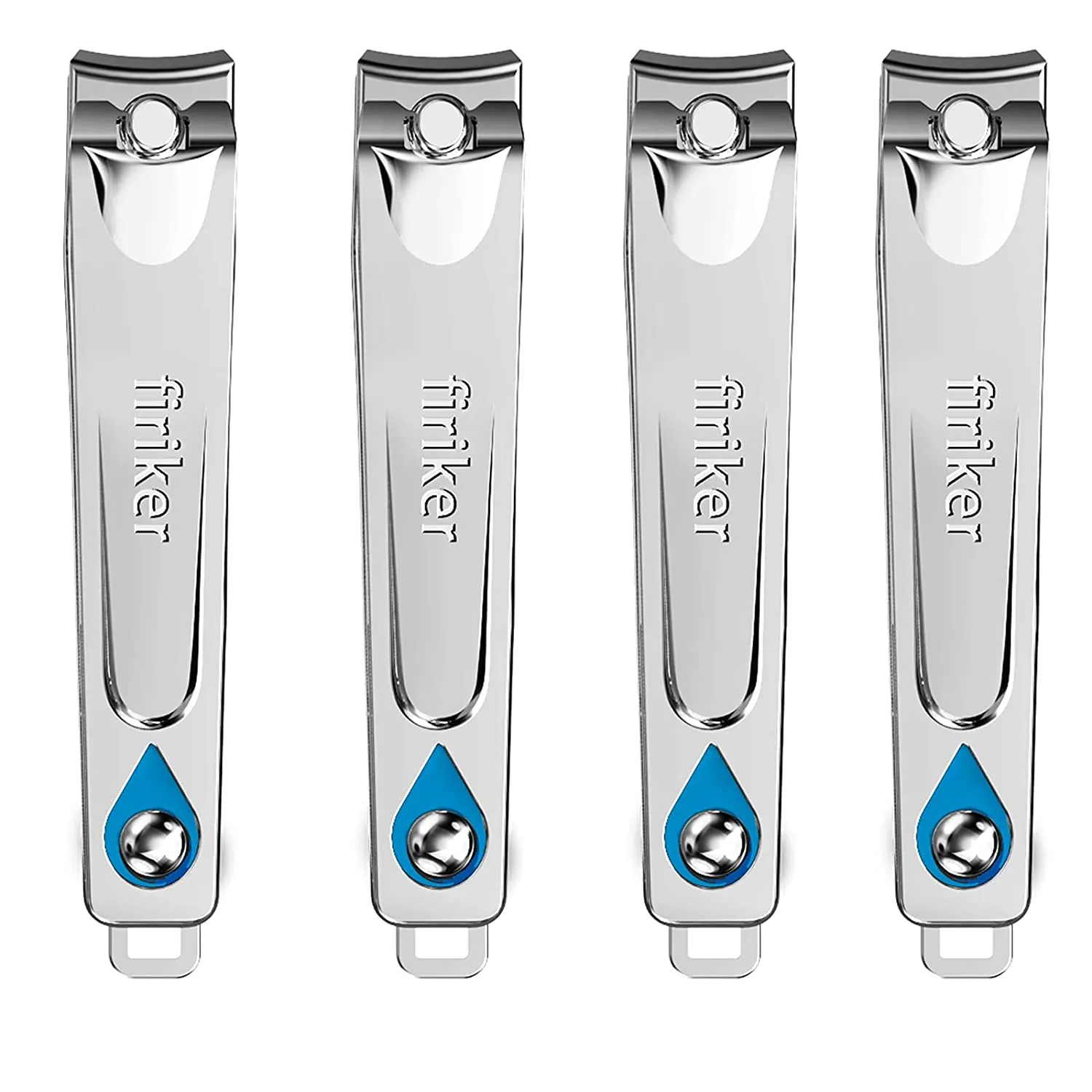 firiKer Nail Clipper Set,Premium Stainless Steel Fingernail and Toenail Clipper Cutters, Fingernail Clipper Cutters Sets with Nail File Sharp,Effortless Stainless Steel Nail Clippers for Men & Women