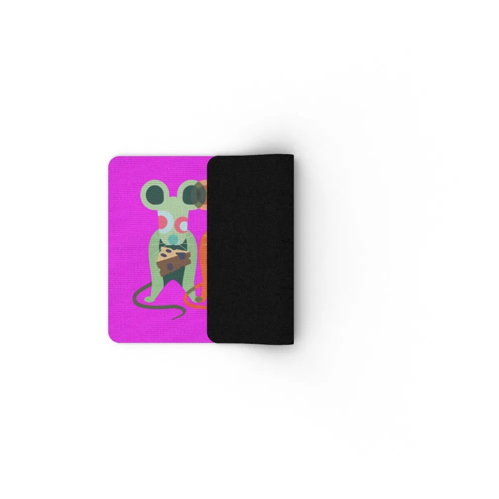 Floor Mats - Mice on Pink