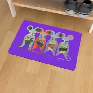 Floor Mats - Mice on Purple