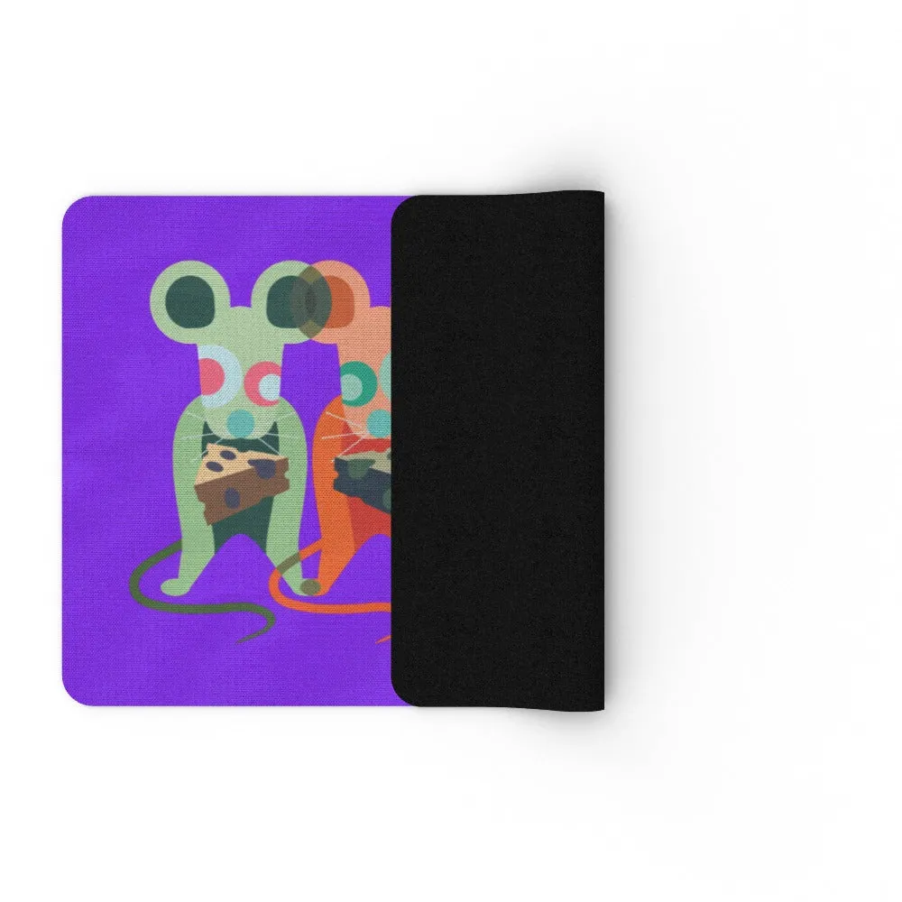 Floor Mats - Mice on Purple