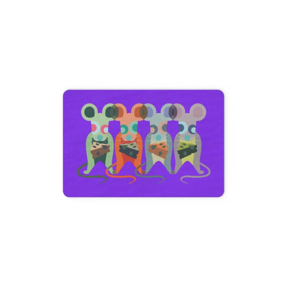 Floor Mats - Mice on Purple