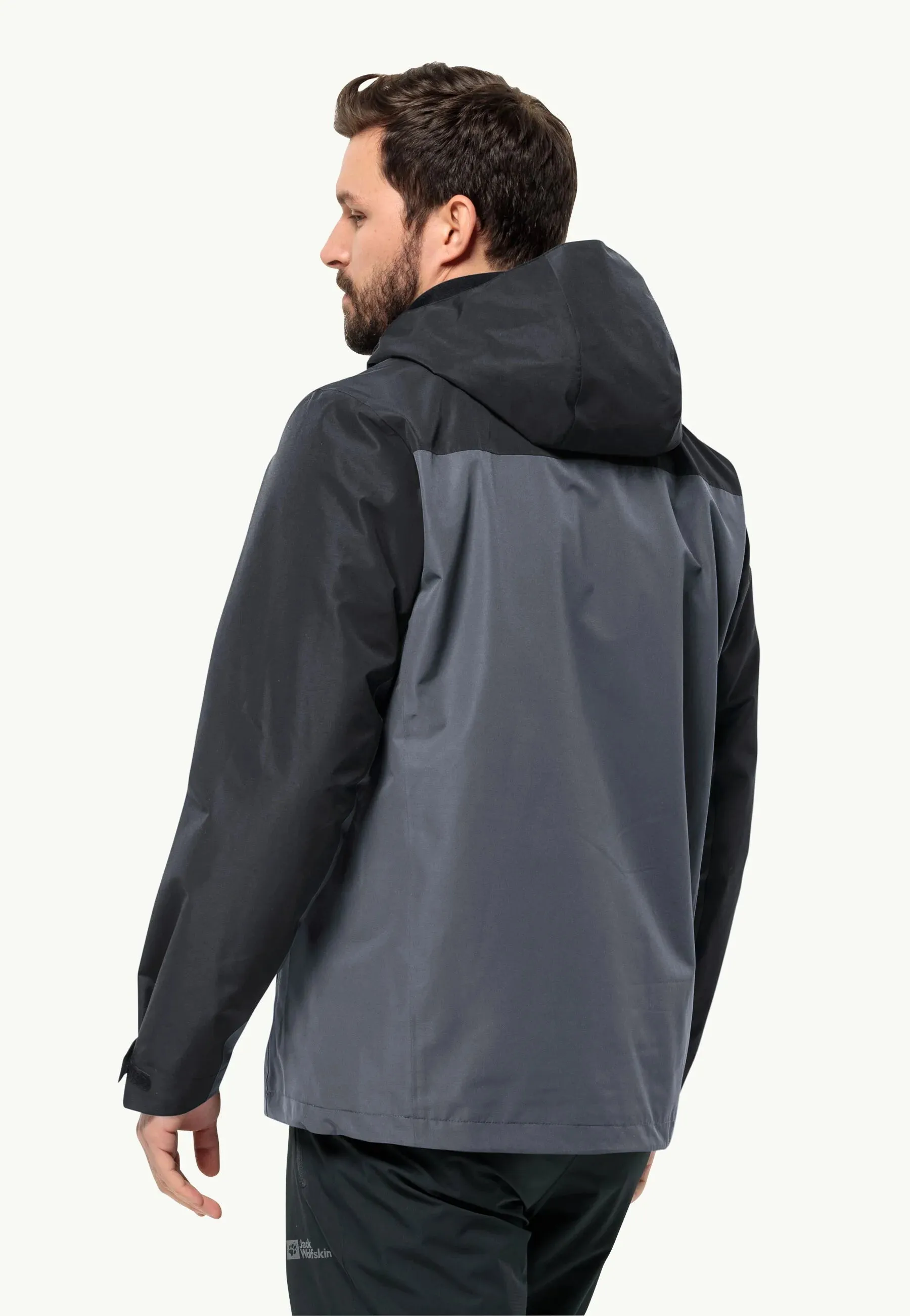 Jack Wolfskin Taubenberg 3 in 1 Jacket Mens Phantom