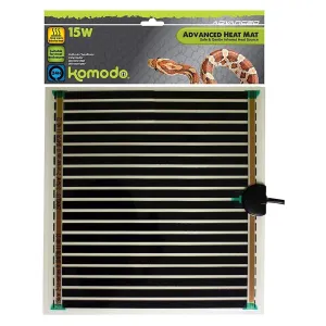 Komodo Advanced Heat Mat For Reptiles 15W, 27x27cm