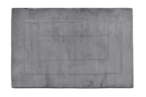 Memory Foam Area Rug, 40 x 64 in, Slate Grey