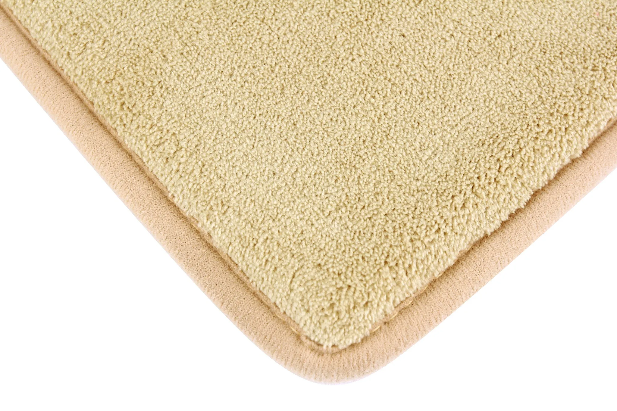 Memory Foam Bath Mat in Tan, 17 x 24 in