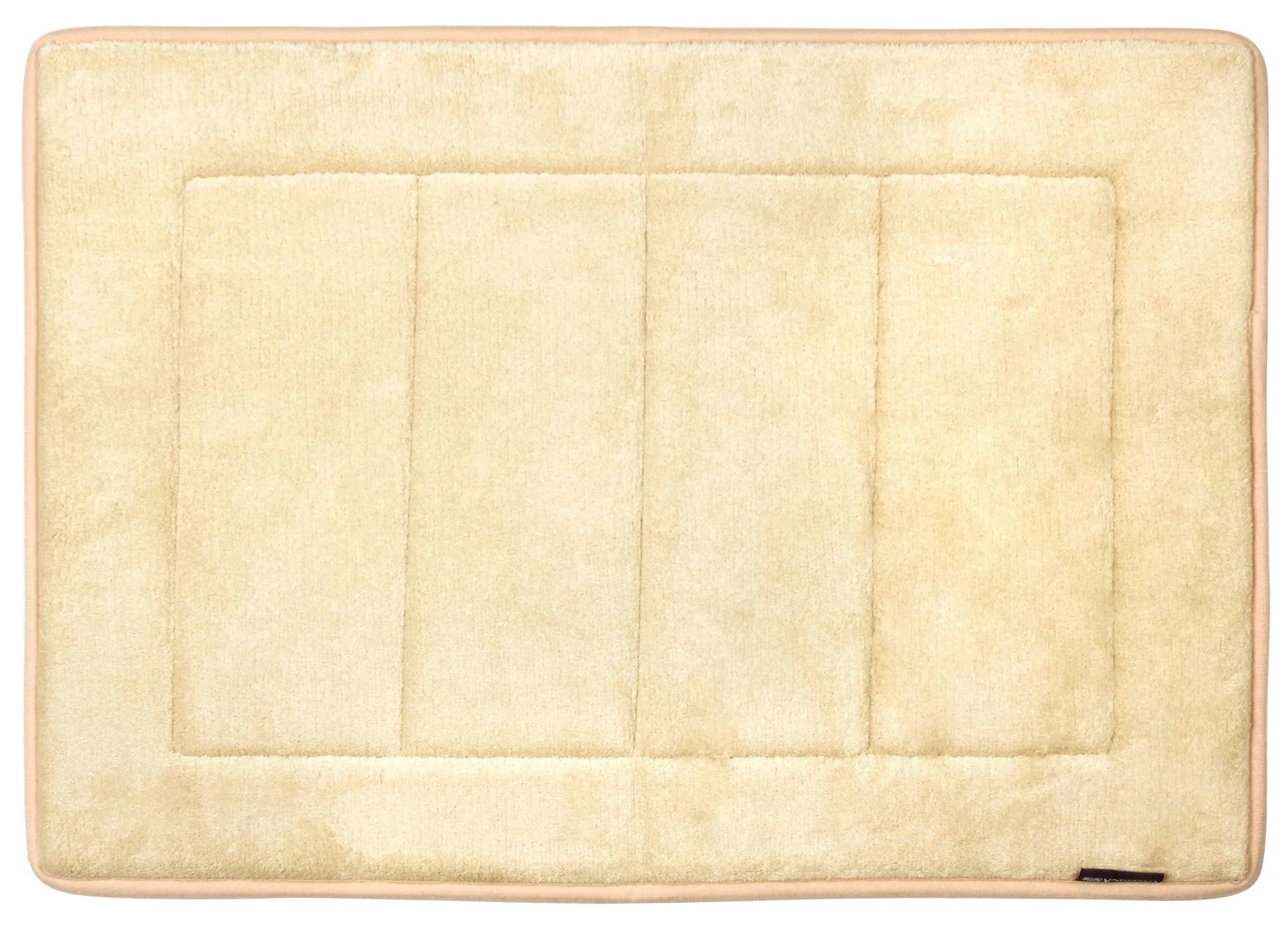 Memory Foam Bath Mat in Tan, 17 x 24 in