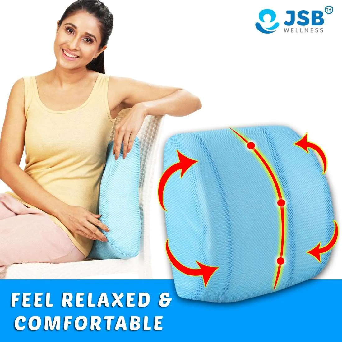 Memory Foam Lower Back Support JSB MF007