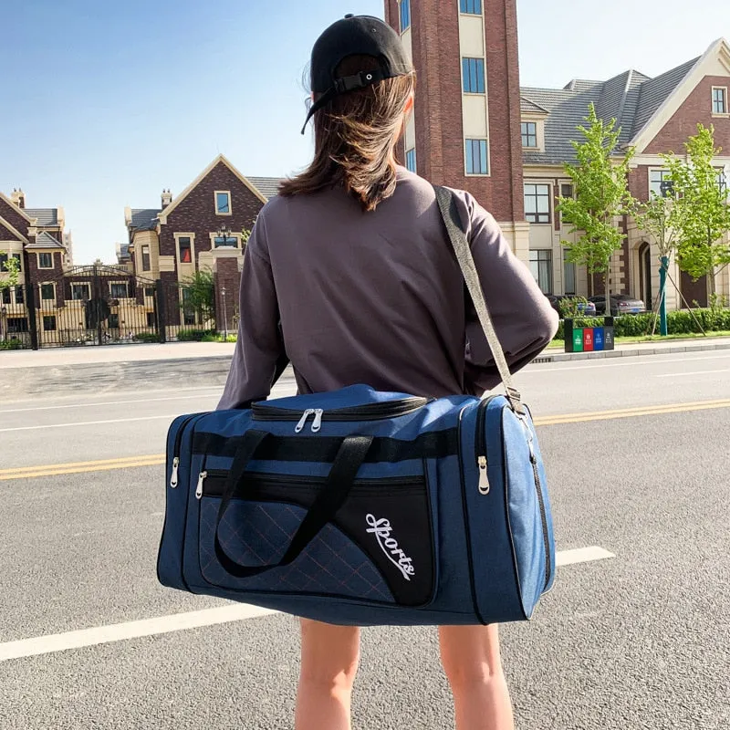 Men Women Sport Fitness Bags Large Capacity Fashion Travel Bag Unisex Outdoor Waterproof Leisure Handbag Luggage Bags XA255F