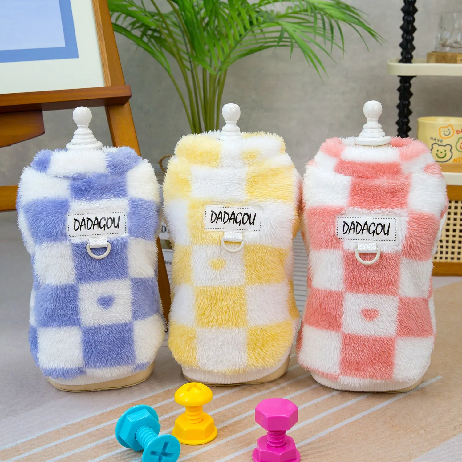 Pet Dog Clothes | Three-Color Two-Legged Fleece | 2024 New Autumn and Winter Pet Clothing