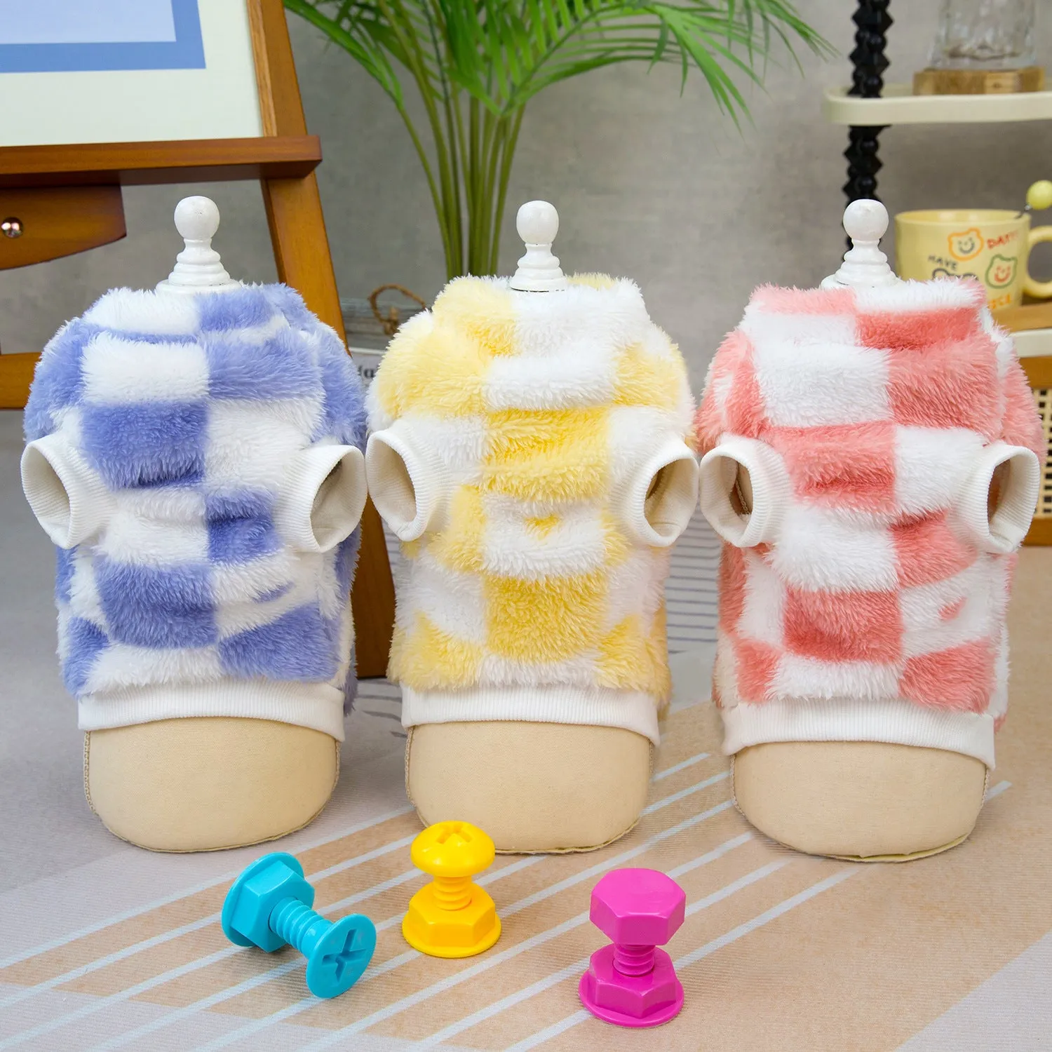 Pet Dog Clothes | Three-Color Two-Legged Fleece | 2024 New Autumn and Winter Pet Clothing