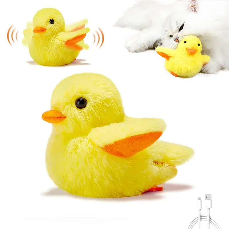 Plush Duck Cat Toys