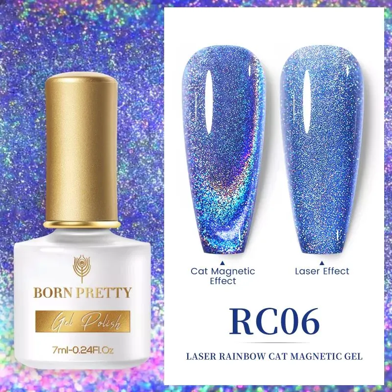 Reflective Cat Eye Gel Polish Born Pretty