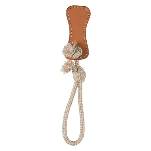 Trixie Leather Bone on a Rope